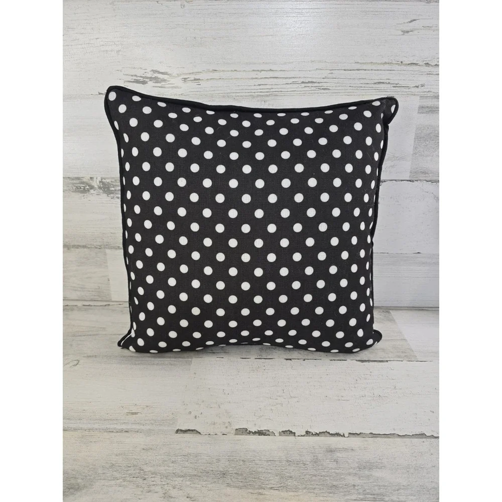 Halloween Witch Legs Polka Dot Boots Decorative Throw Pillow Orange Black 12x12